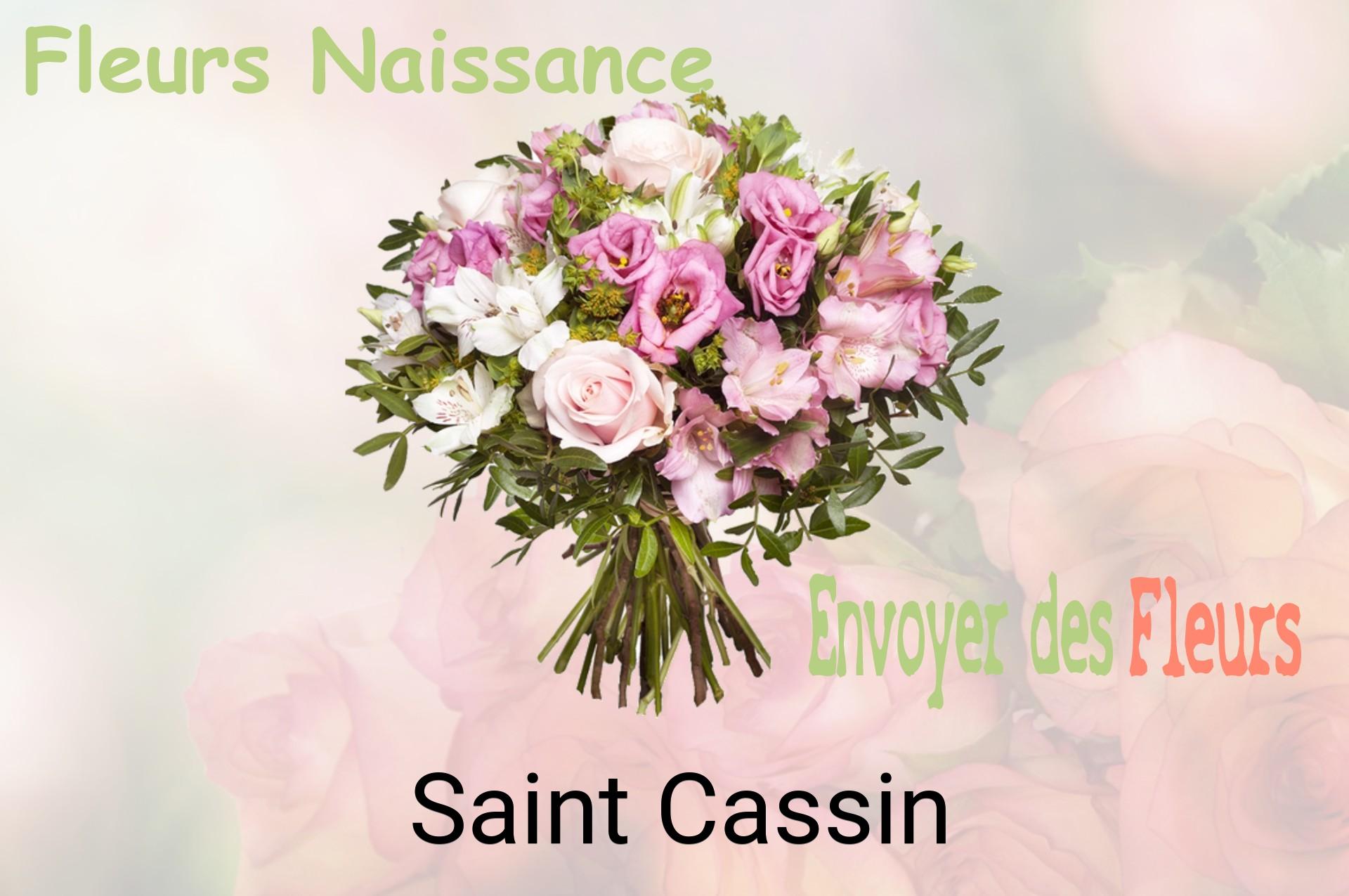 Bouquet de fleurs de naissance livré à Saint-Cassin